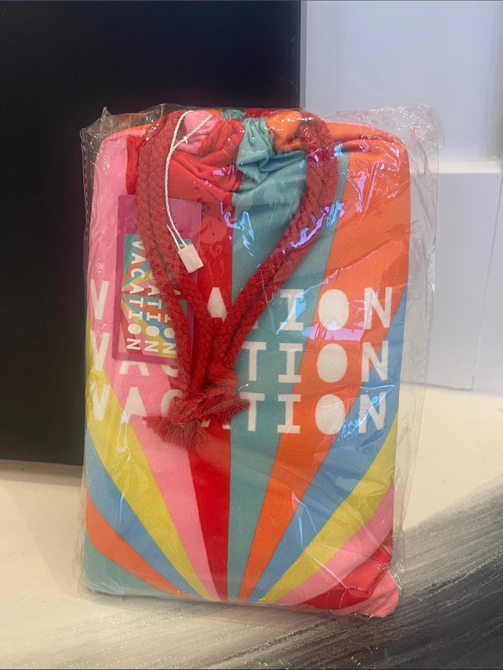 NIB Vacation Quick Dry Beach Towel - Multicolor